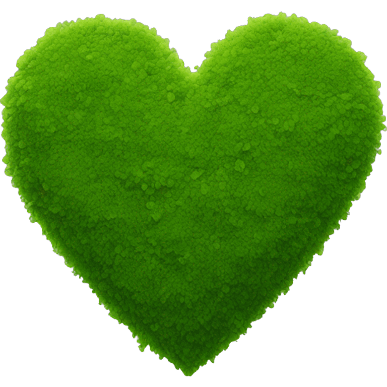 moss green heart emoji