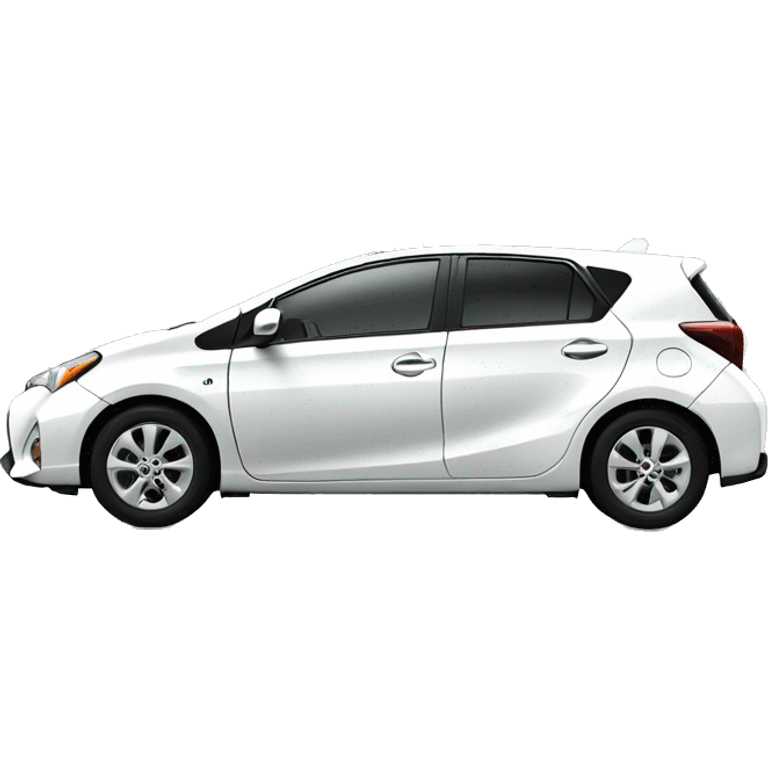 2016 white Toyota aqua  emoji