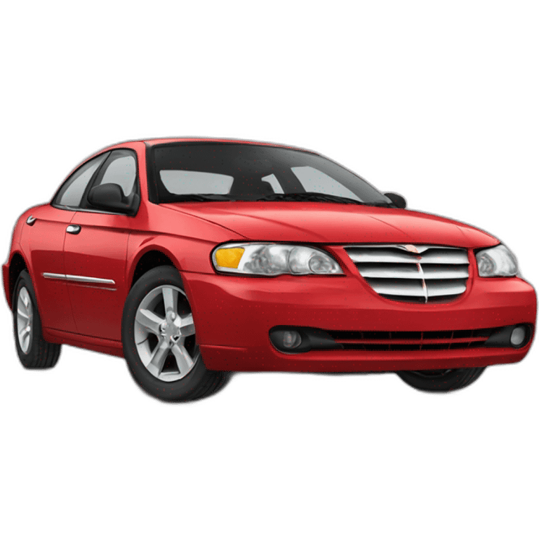 Chrysler stratus red cab emoji