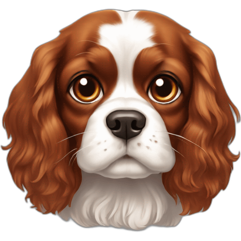 Ruby King Charles Spaniel emoji