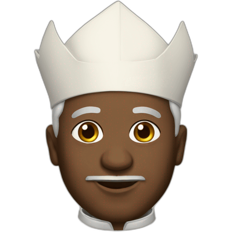 Black Francisco pope emoji