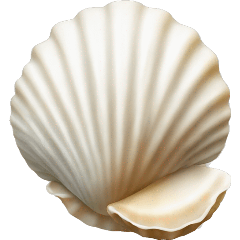 Seashell white emoji