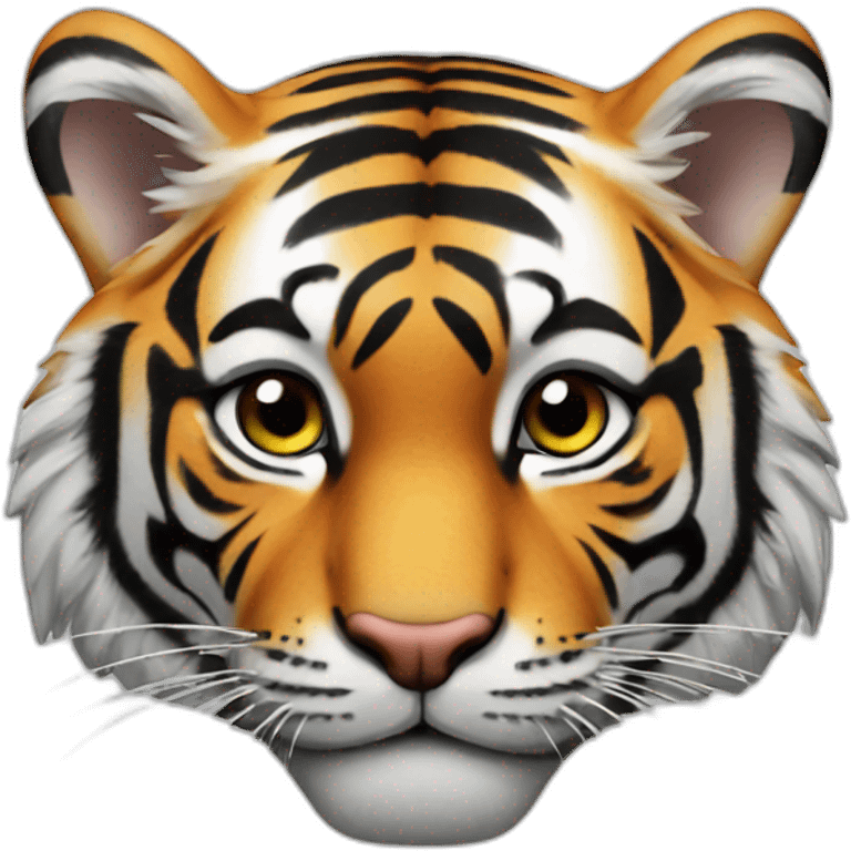 Tiger der motiviert emoji