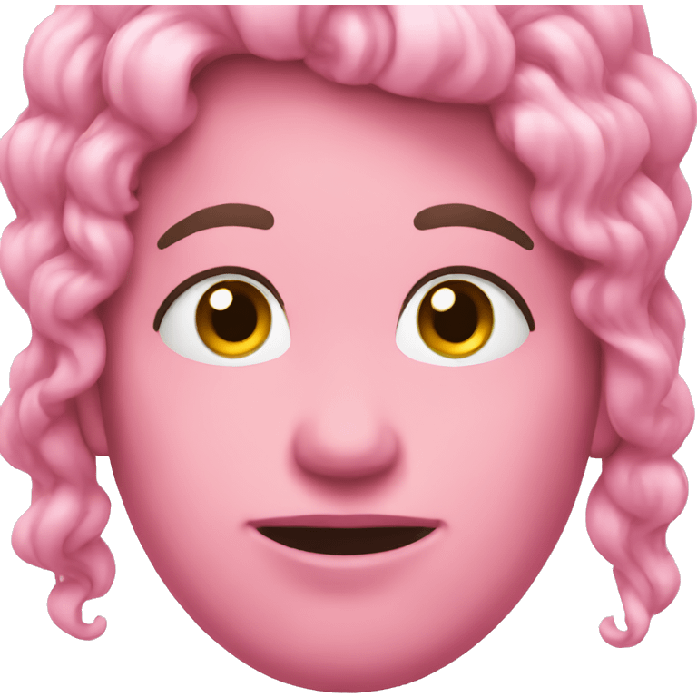 pink face emoji