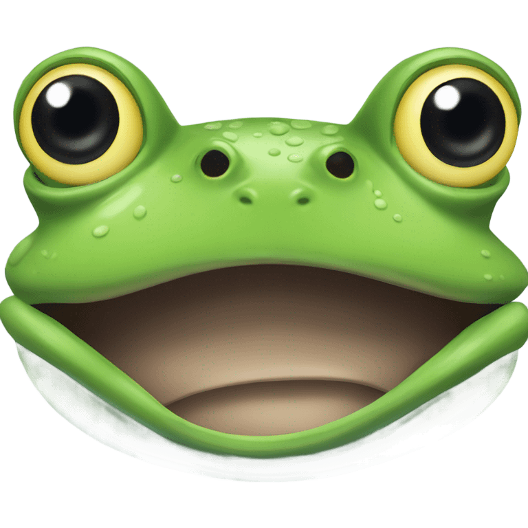 frog look up emoji