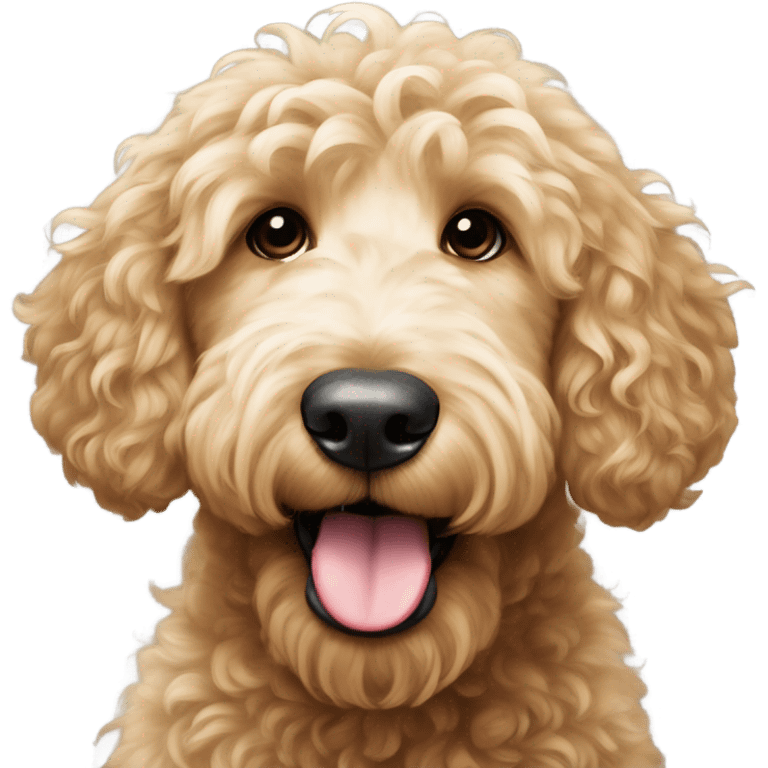 Goldendoodle stupid emoji