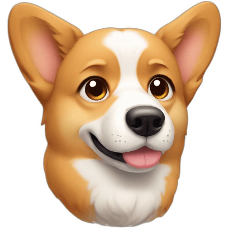 Sad corgi emoji