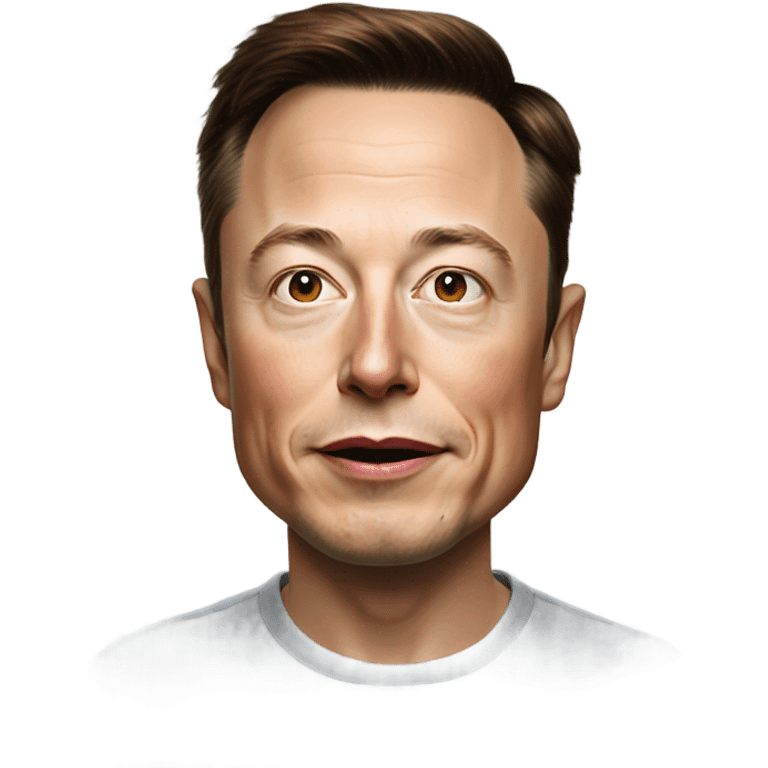 photorealistic elon musk emoji