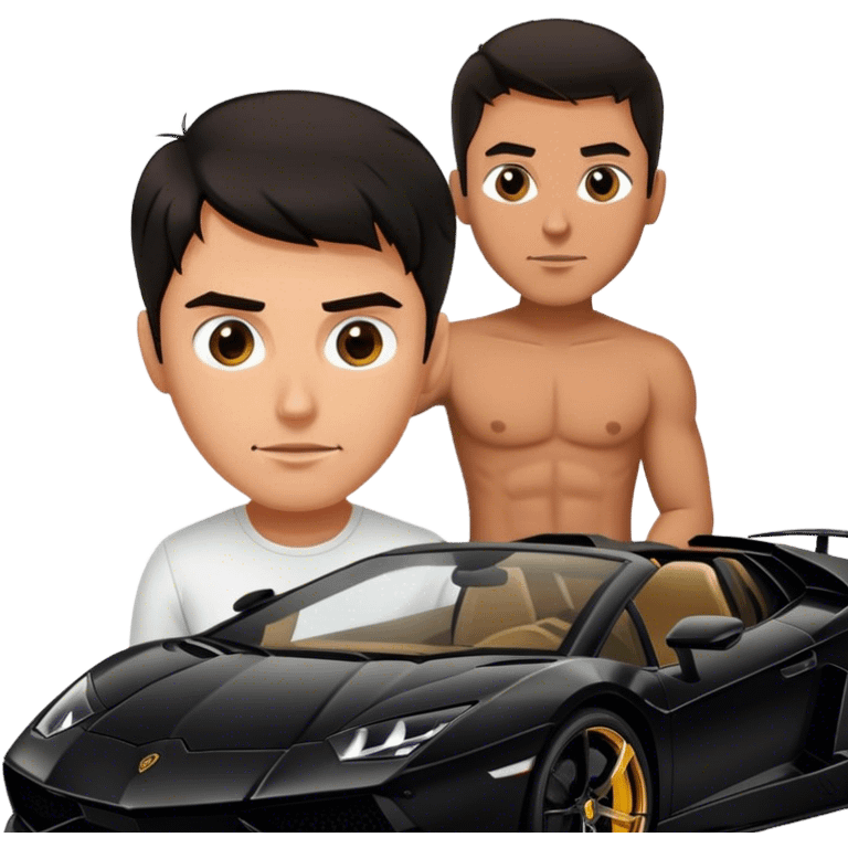 guy with a lambo emoji