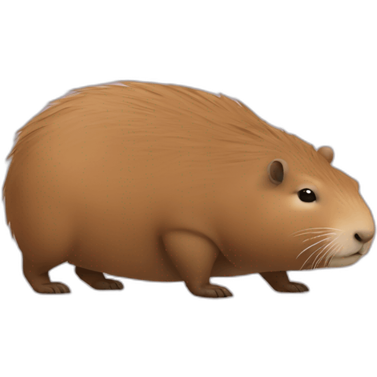 Capybara sur tortue emoji