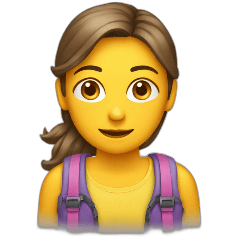 une personne donne un sac de course à une autre emoji