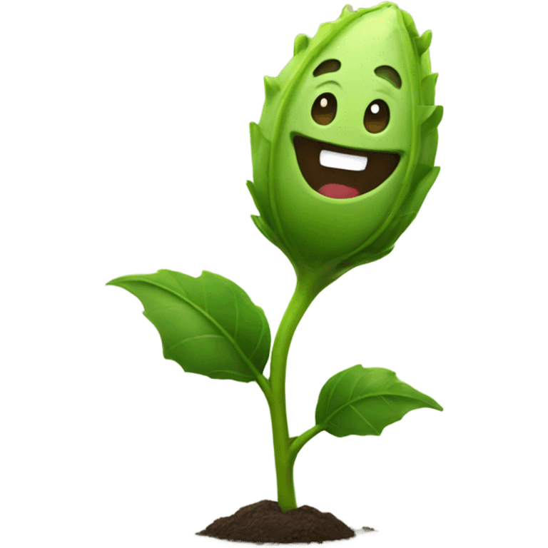 Laughing plant emoji