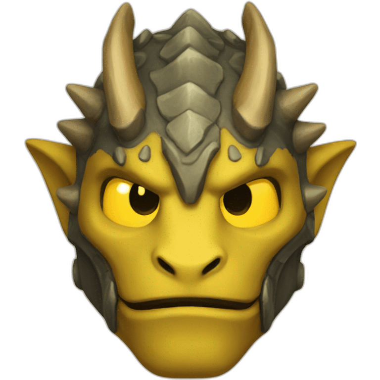 Yellow dragonborn emoji