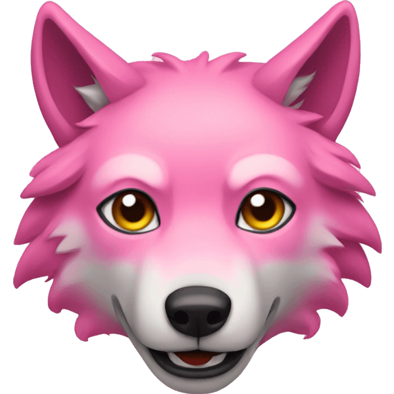 pink wolf emoji