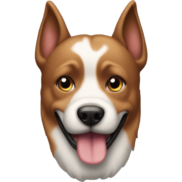 dog waering earing emoji