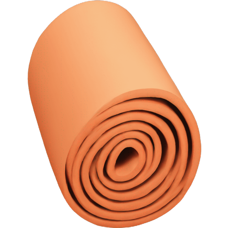 rolled yoga mat emoji