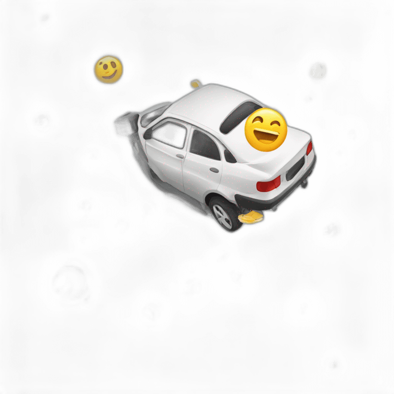 Voiture accidentée emoji