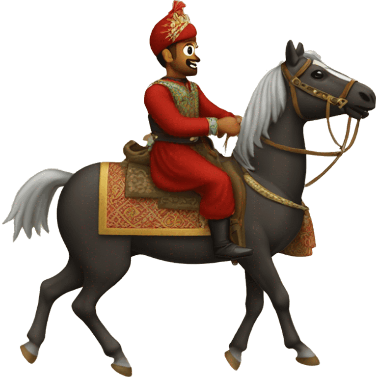 Ottoman on horseback emoji