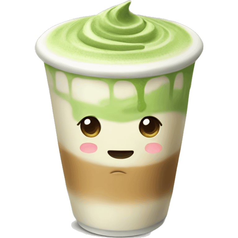 Matcha Latte coffee  emoji