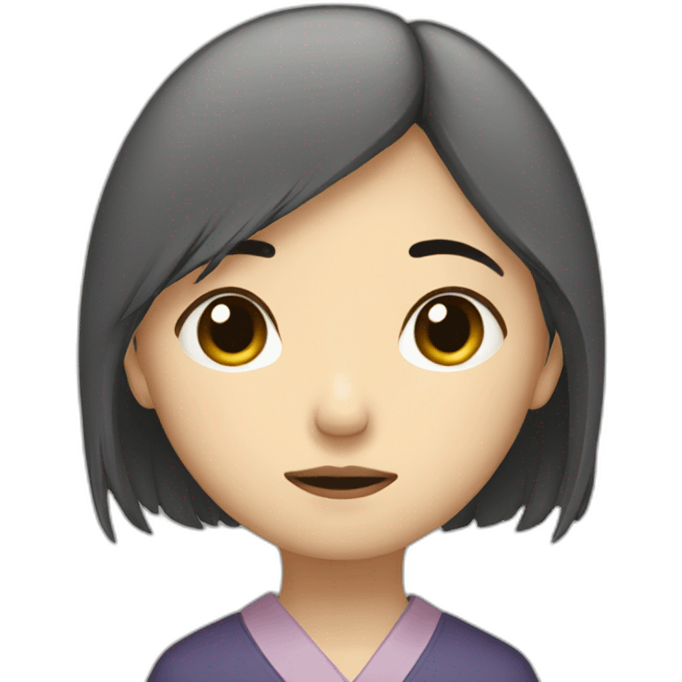 sad Japanese woman emoji