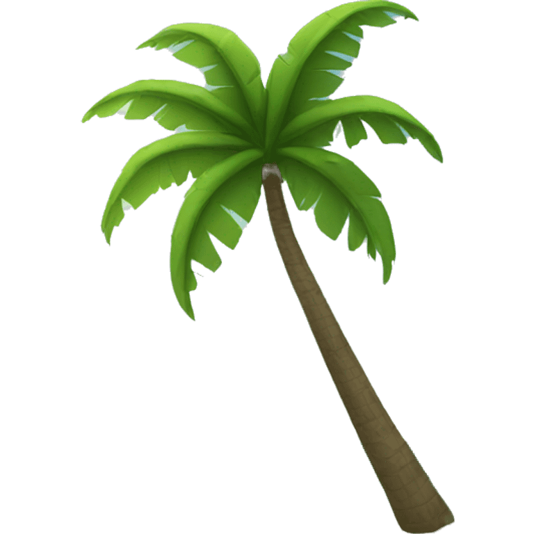 palm tree beach emoji