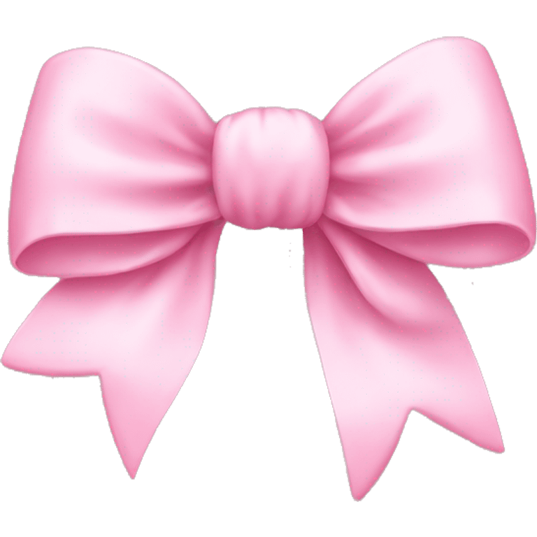 baby pink bow emoji