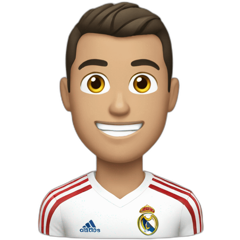 Cristiano Ronaldo doing the Sui emoji