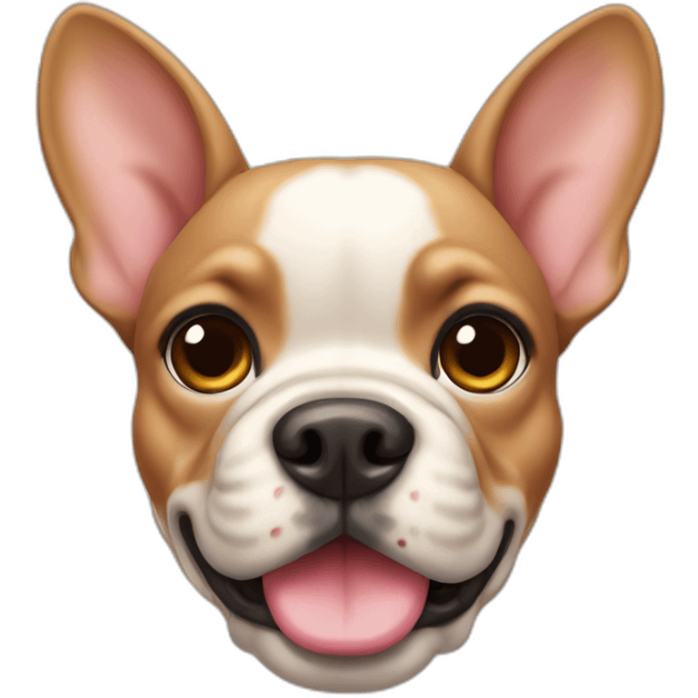 Fawn French bull dog emoji