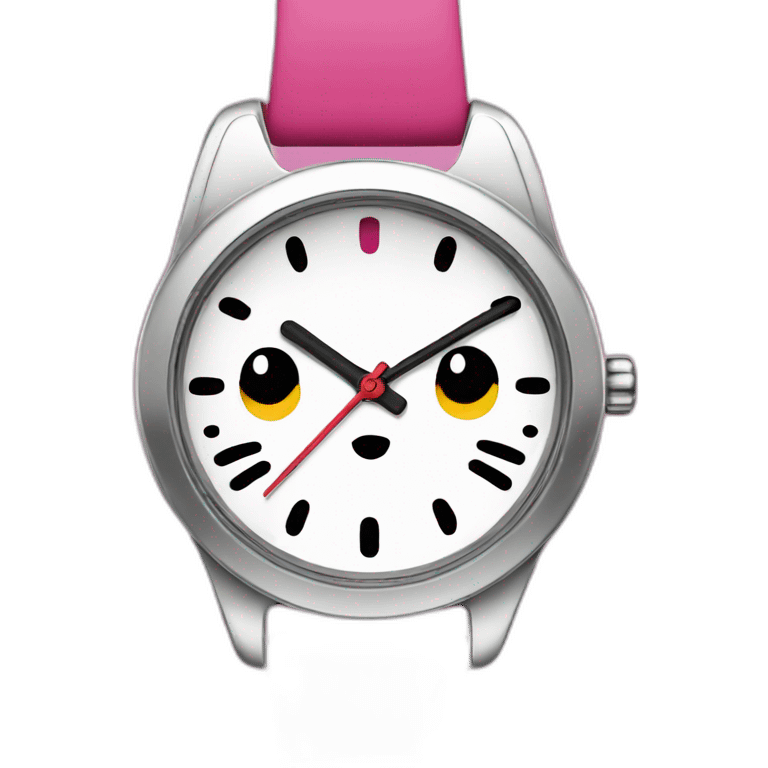 Hello kitty Watch  emoji