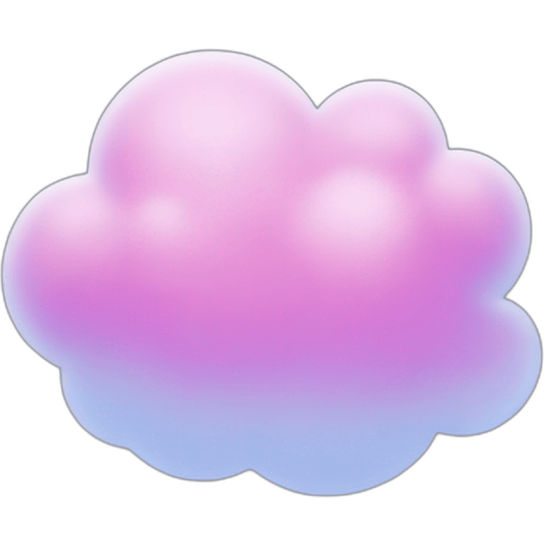 Bubble cloud emoji