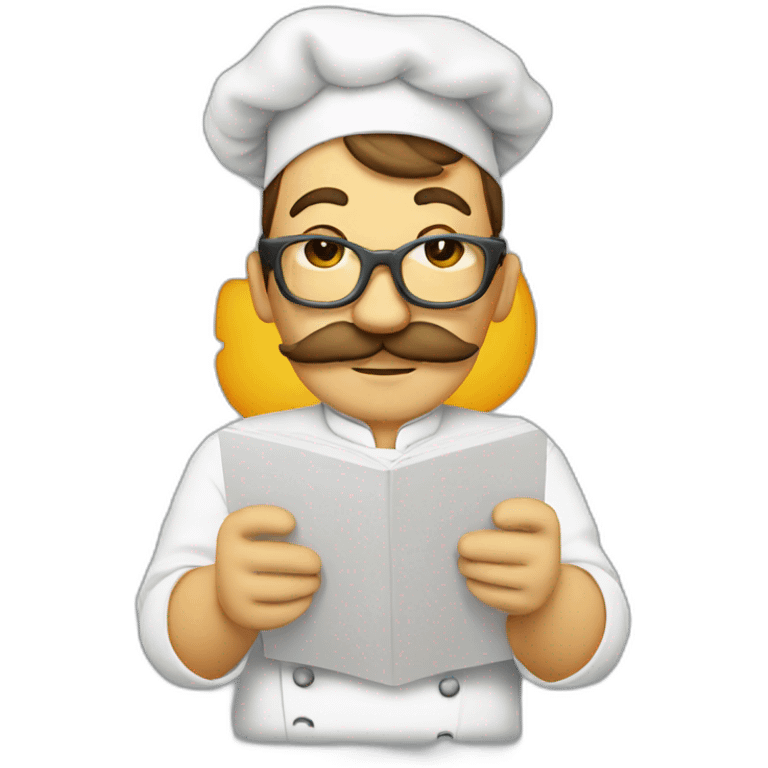 chef reading emoji