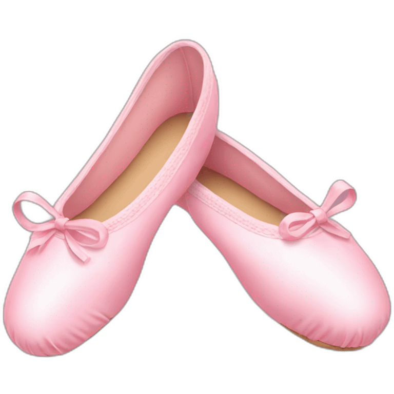 Pink ballet shoes emoji