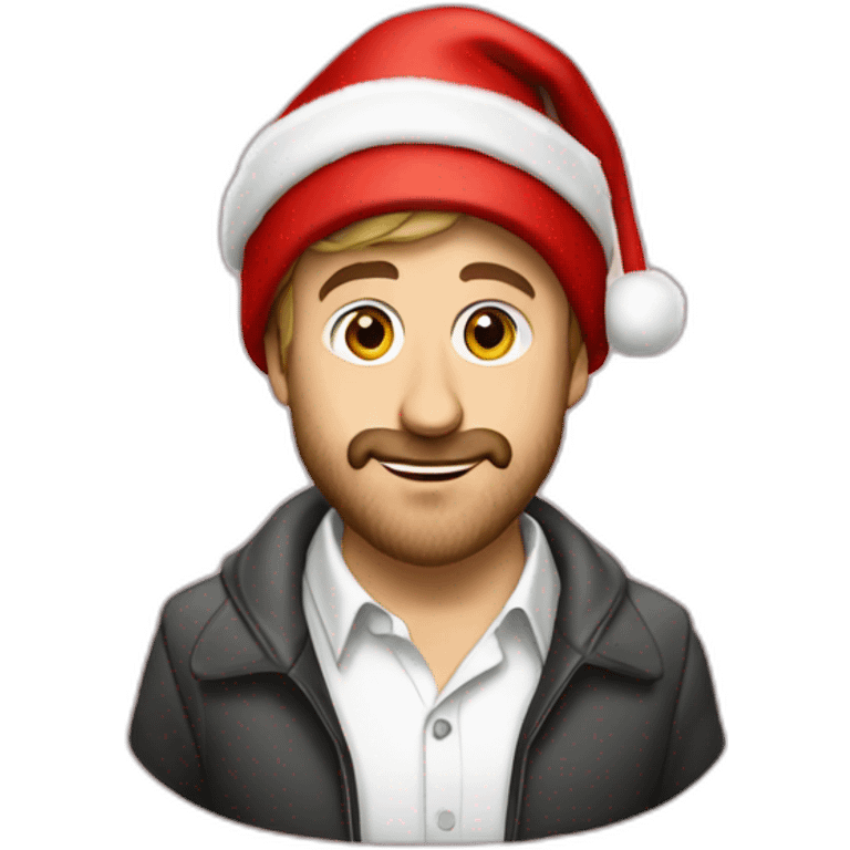 ryan gosling in santas hat emoji