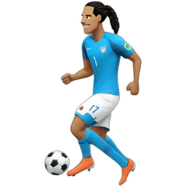 Soccer player Virgil van dijk emoji