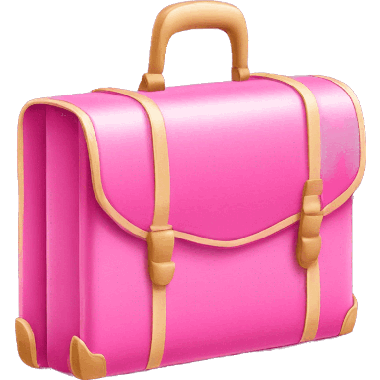 Pink briefcase emoji