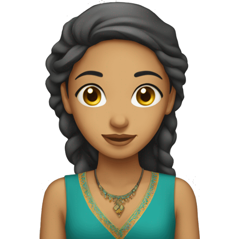 Moroccan girl  emoji