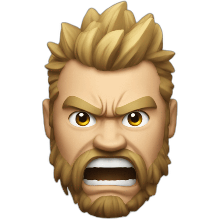 exploding rage viking emoji