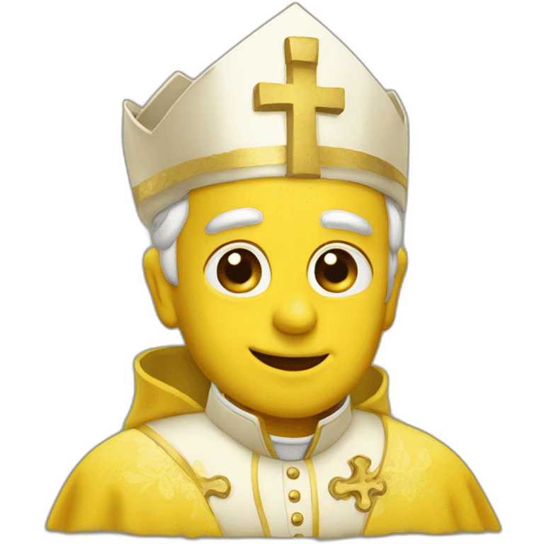 yellow pope emoji