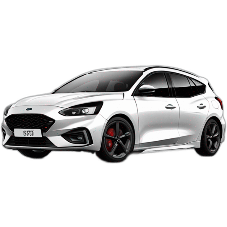 ford focus st line familiar color blanco emoji