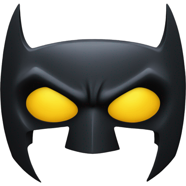 Batman yellow logo emoji