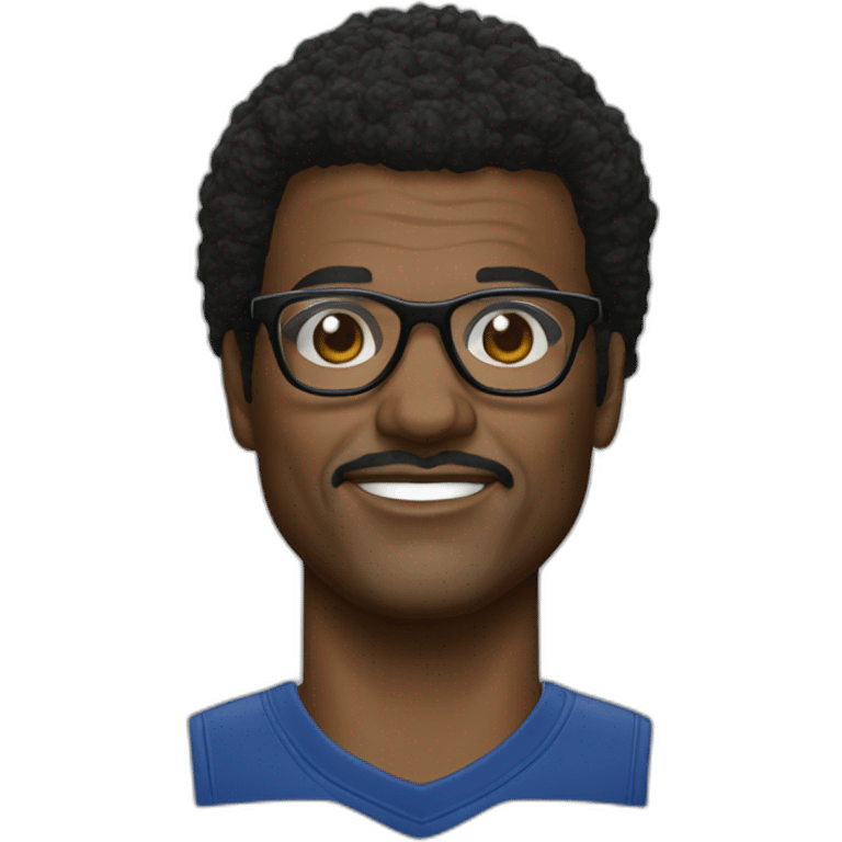 Reggie Jackson nba with glasses emoji