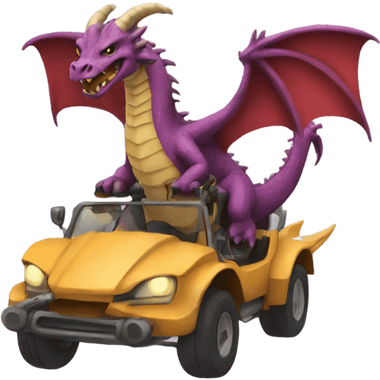 Dragon driving surron emoji