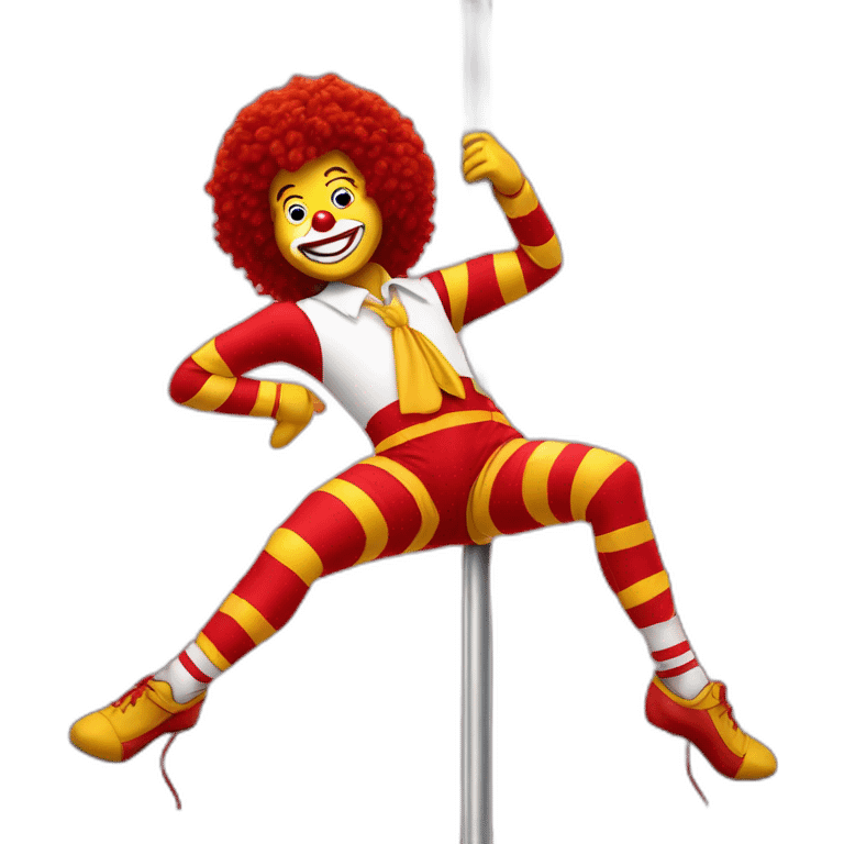 ronald mcdonald pole dancing emoji