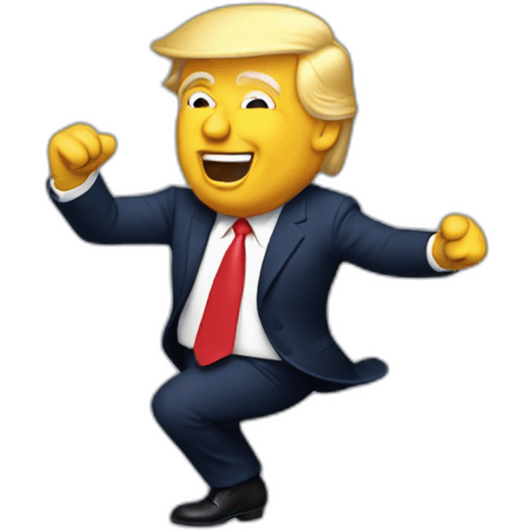 Donald trump dancing emoji