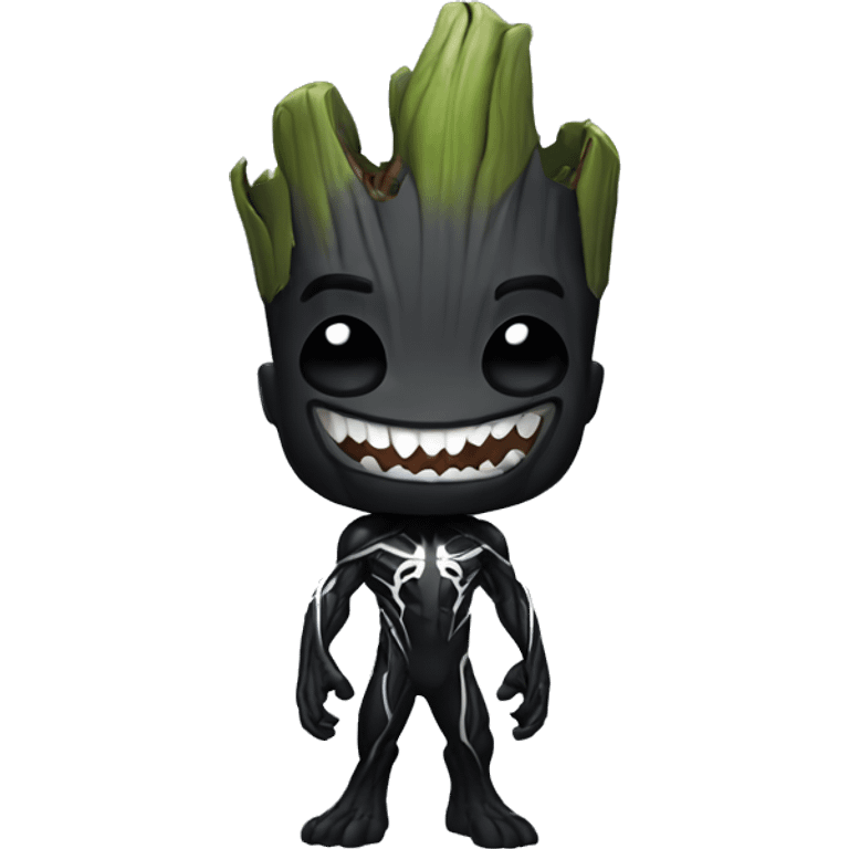 Venom groot dark emoji