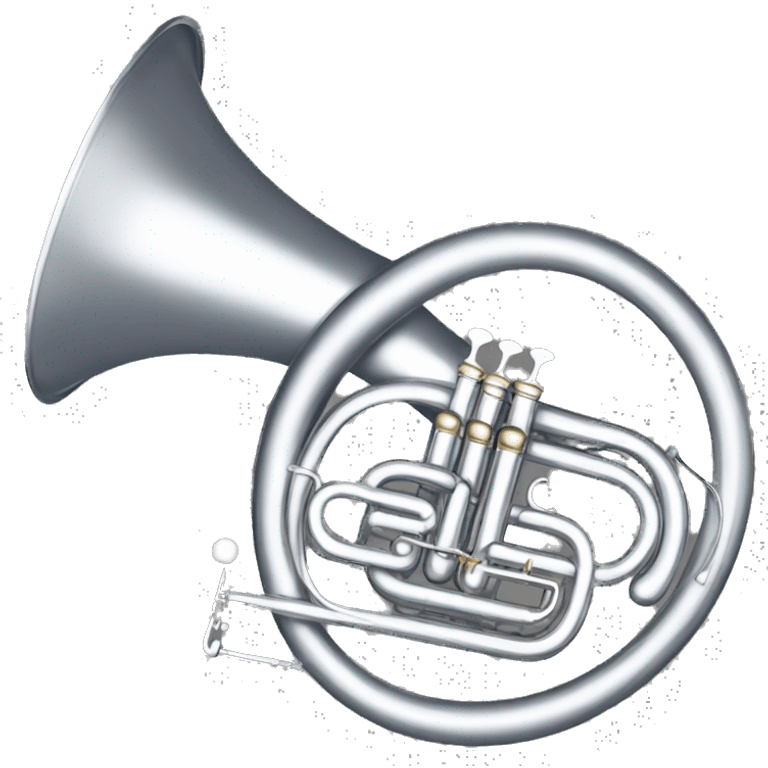 silver marching tuba emoji