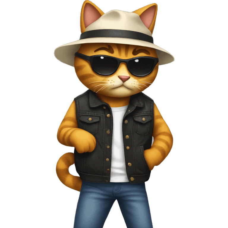 Cool cat The cool cat is a bandit emoji