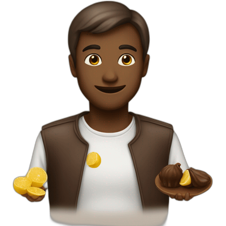 Schoko und Zitrone emoji