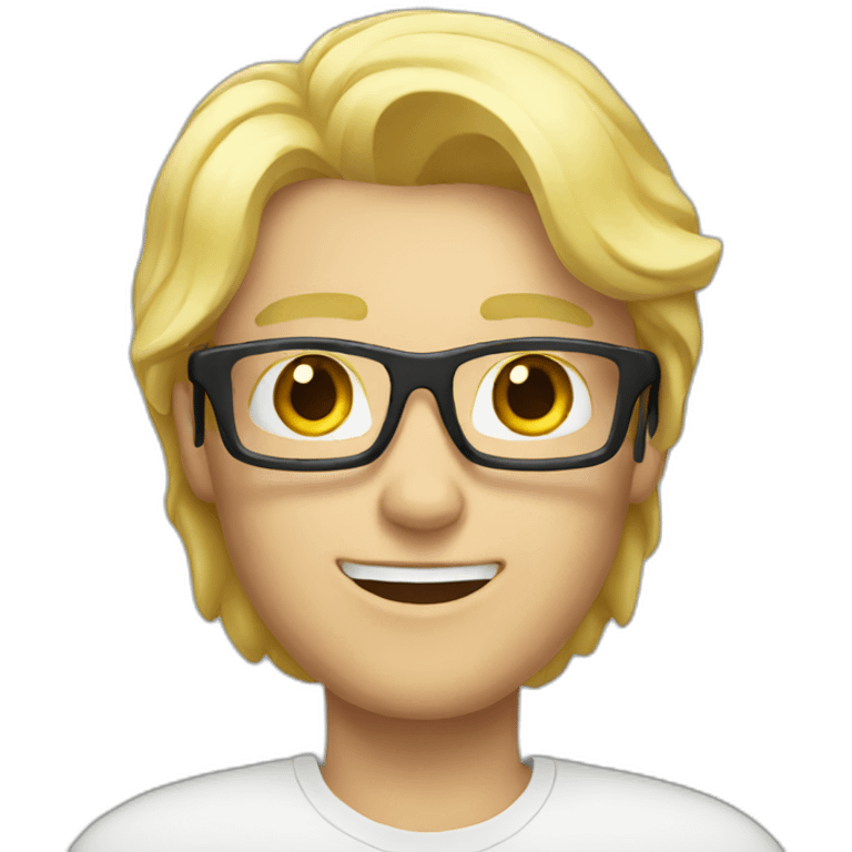 Blonde Male VR emoji