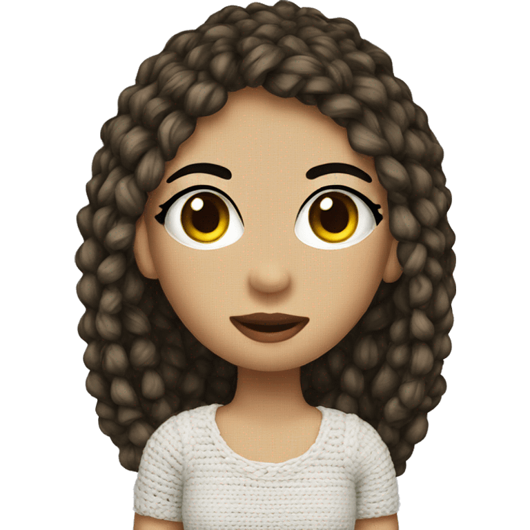 Girl crochet  emoji